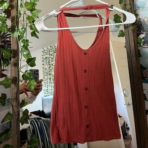 Caution To The Wind Halter Boho Tank Top